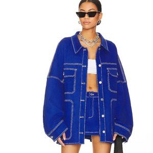 DY DYLN Cooper Jacket in Cobalt Blue